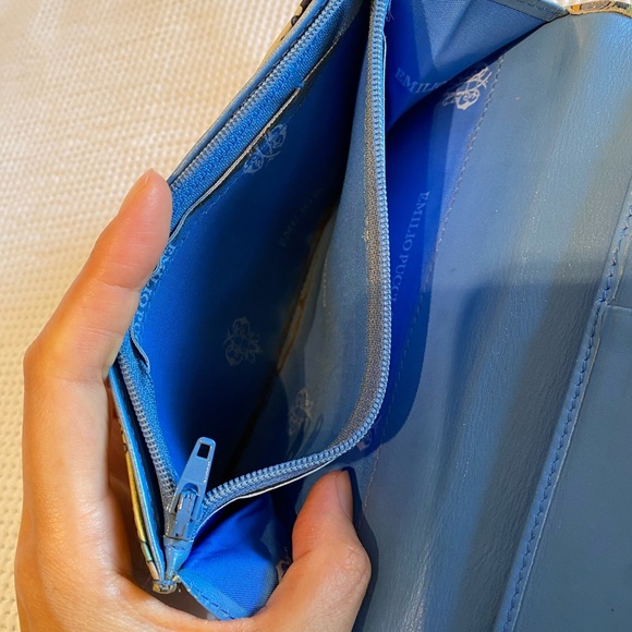 Emilio Pucci Wallet Blue/Multi Color - RARE - Picture 3 of 8